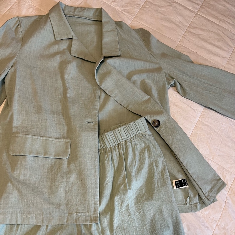 SHEIN - 2 pc Mint Green Suit, XL